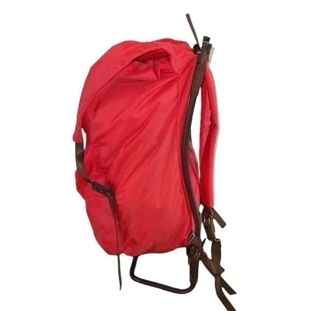 Bergans Of Norway Vintage 1970’s Norwegian Red Nylon Hiking Rucksack‎ Backpack
